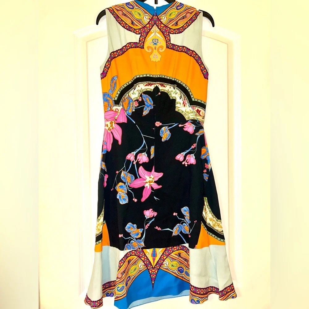 Etro Multicolor Floral Mini Dress - Picture 5 of 9
